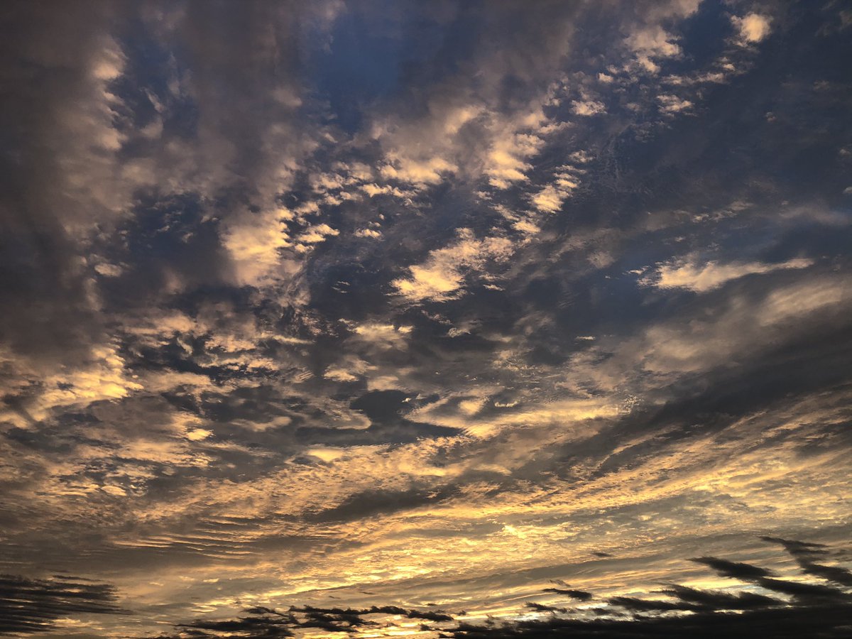 marierin_'s tweet photo. おはようございます🌞
今朝の空、大きな手みたい。無修正。
体調崩しやすくなる季節。
どうかご自愛くださいませ💞
素敵な1日を。
今日は新月。 https://t.co/fu348gcBlk