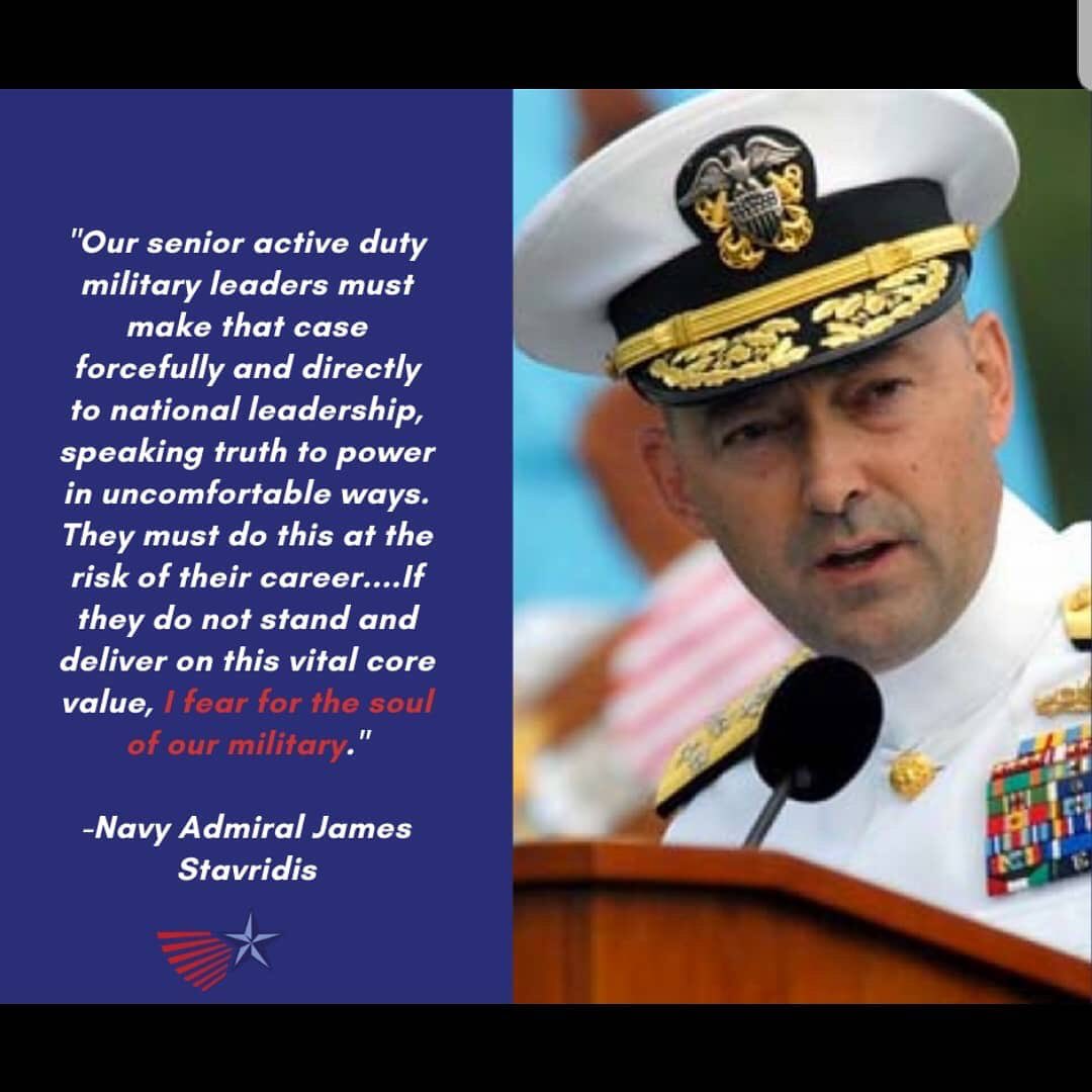 DemsAbroadCan's tweet photo. "Cadets & midshipmen at the service academies operate on a very simple honor code: to not lie, to not cheat, to not steal." - #USNavy Adm #JamesStavridis
Honor our troops by giving them a #CommanderinChief they can be proud to serve. #VeteransAgainstTrump @DA_VeteranMilit #canada https://t.co/rbSYRKQO7M