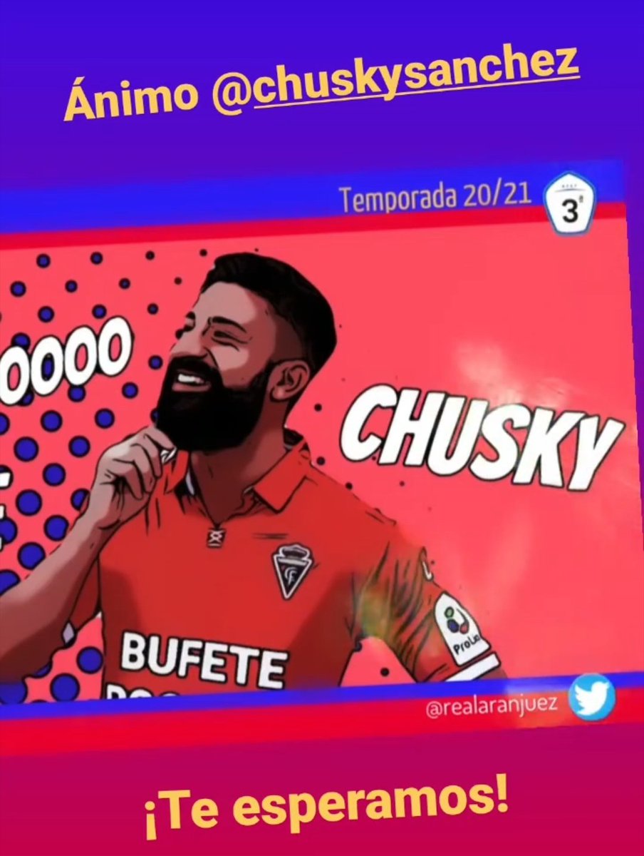 LESION | Hoy han operado del hombro a nuestro jugador Jesús Sánchez, todo ha salido bien y pasará la noche en el hospital. Le mandamos un fuerte abrazo y le deseamos una pronta recuperación. 

#VamosAranjuez #OrgulloRibereño #SomosDeTercera