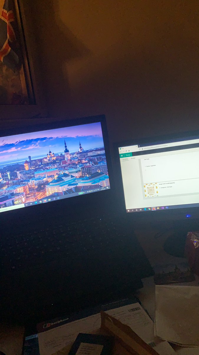 ApptInter's tweet image. Still working on the final finish touches so are sway is perfect for tomorrow! 😊🌛 #AllNighter #computing4wc