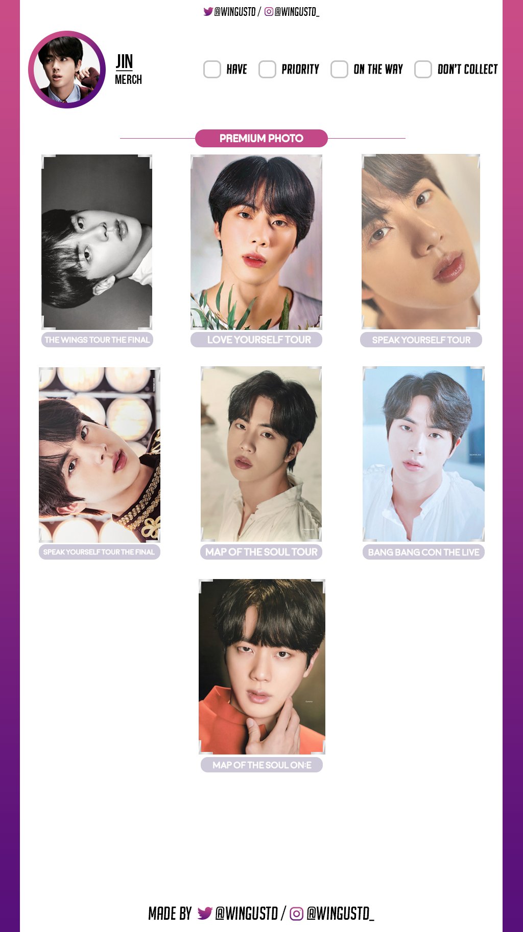 thai (hiatus) on X: ￤ꜥꜤ🌌 #rm; #jin; #suga; #jhope — japanese photocards ↳  don't remove/cut the credits ↳ don't repost wishlist ✕