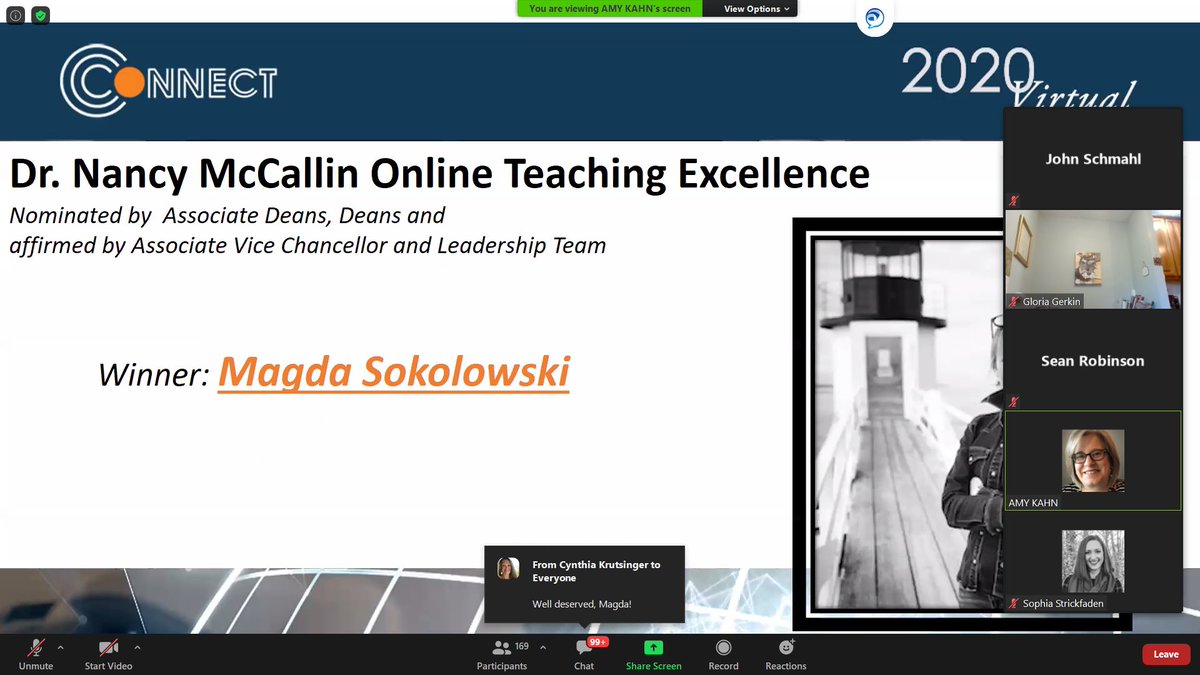 CCCOnlineEdu's tweet photo. Congratulations to the 2020 Dr. Nancy McCallin Award Winner!
#CCCOConnect https://t.co/HN8xvp2cRw
