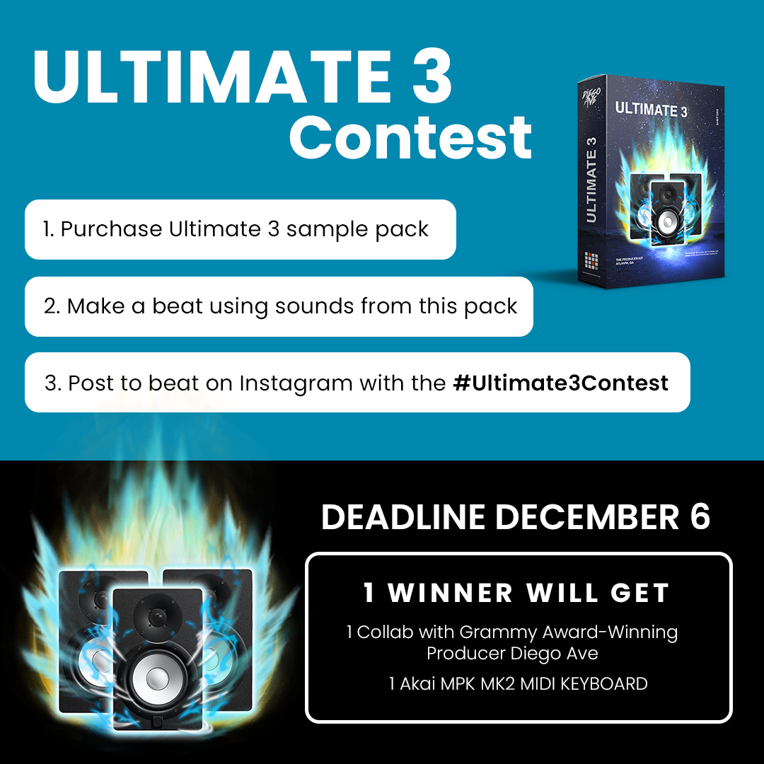 theproducerkit's tweet photo. Don’t miss your chance to win a Akai MK2 and a collab with Grammy Award Winning Producer @DiegoAve

https://t.co/TdqheL9AqN https://t.co/fy2yO5HOKa