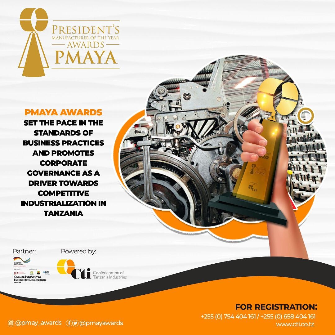 AwardsPmaya's tweet photo. Tuzo za mzalishaji bora wa bidhaa za kiwandani kwa mwaka uliopita PMAYA xinszoandaliwa na shirikisho la viwanda Tanzania @cti_tanzania
#tanzaniayaviwanda #GIZ #Creatingperspectives #design #PMAYA2020 
#Tzindustriesawards #manufacturers #award #viwandavidogovidogo https://t.co/ASUZn63U9H