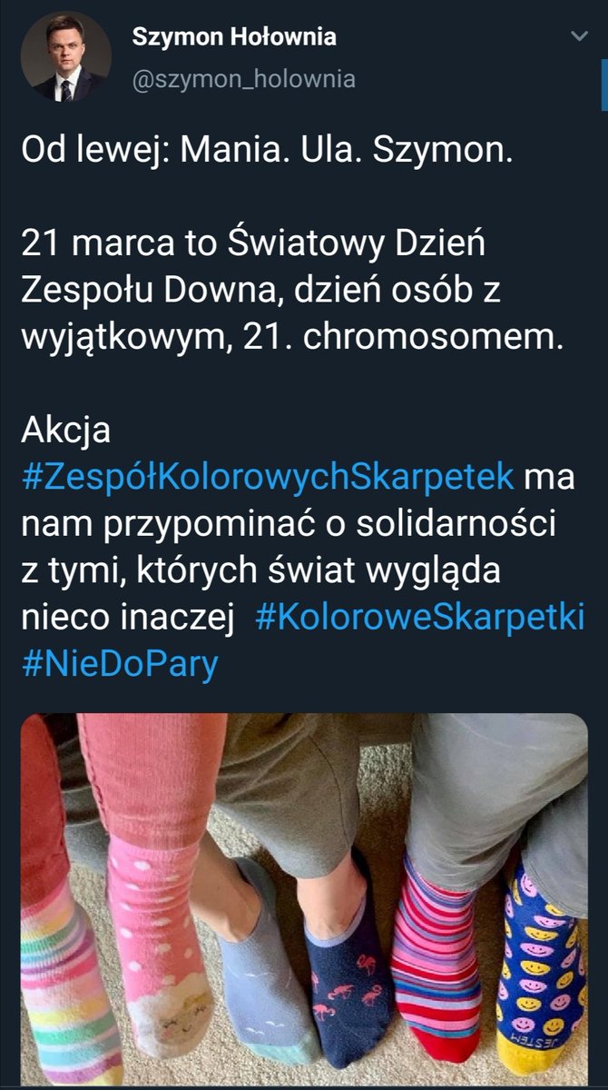 stanczykmaciej's tweet photo. Ale 21 marca to lans na różne skarpetki wszyscy będą robić 🤦‍♂️ https://t.co/fXx9ZxQHay