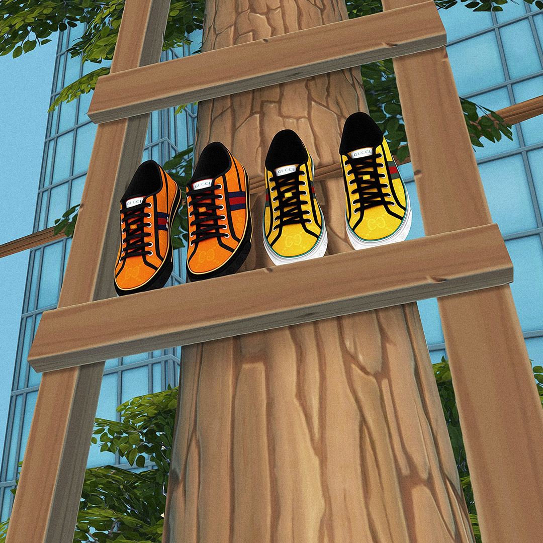 コンテンツクリエイターの @thegrimcookies によるデジタル版の #GucciOffTheGrid コレクションのアイテムは、@TheSims 4のプレイヤーがゲーム内でダウンロードできます。 #GucciEquilibrium https://t.co/rNlZeinkrX