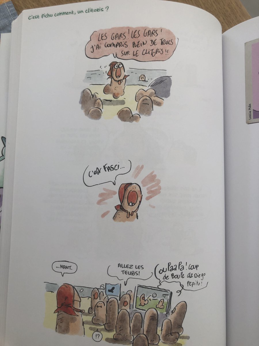 PrisciANDRIEU's tweet photo. #VendrediLecture - La #masculinité phallocentrée en 1 illustration. Merci @Prof_Moustache #TuMourrasMoinsBete @DelcourtBD @ARTEfr !
Poke @ElvireDCharles #ClitRevolution https://t.co/TTd2eaEUXv