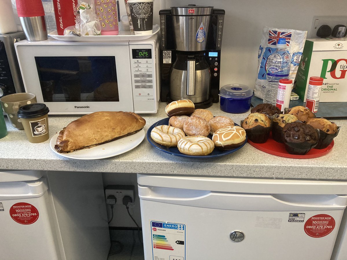 That’s one way to boost staff morale! Thank you Dr Dobson! A very happy endo team! #feastfriday