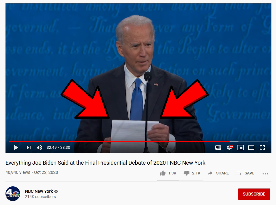 KRCompanion's tweet photo. Just gonna leave this right here, and play that "losing trumpet" sound effect from "The Price is Right" for ProKaren here.
#Debates2020 #Biden #RedWave2020 #TheFandomMenace #FandomMenace #NoteGate #debates @EthanVanSciver @Lodonis @GeeksGamersCom @PaulTheBookGuy https://t.co/CnLJdrjeqK