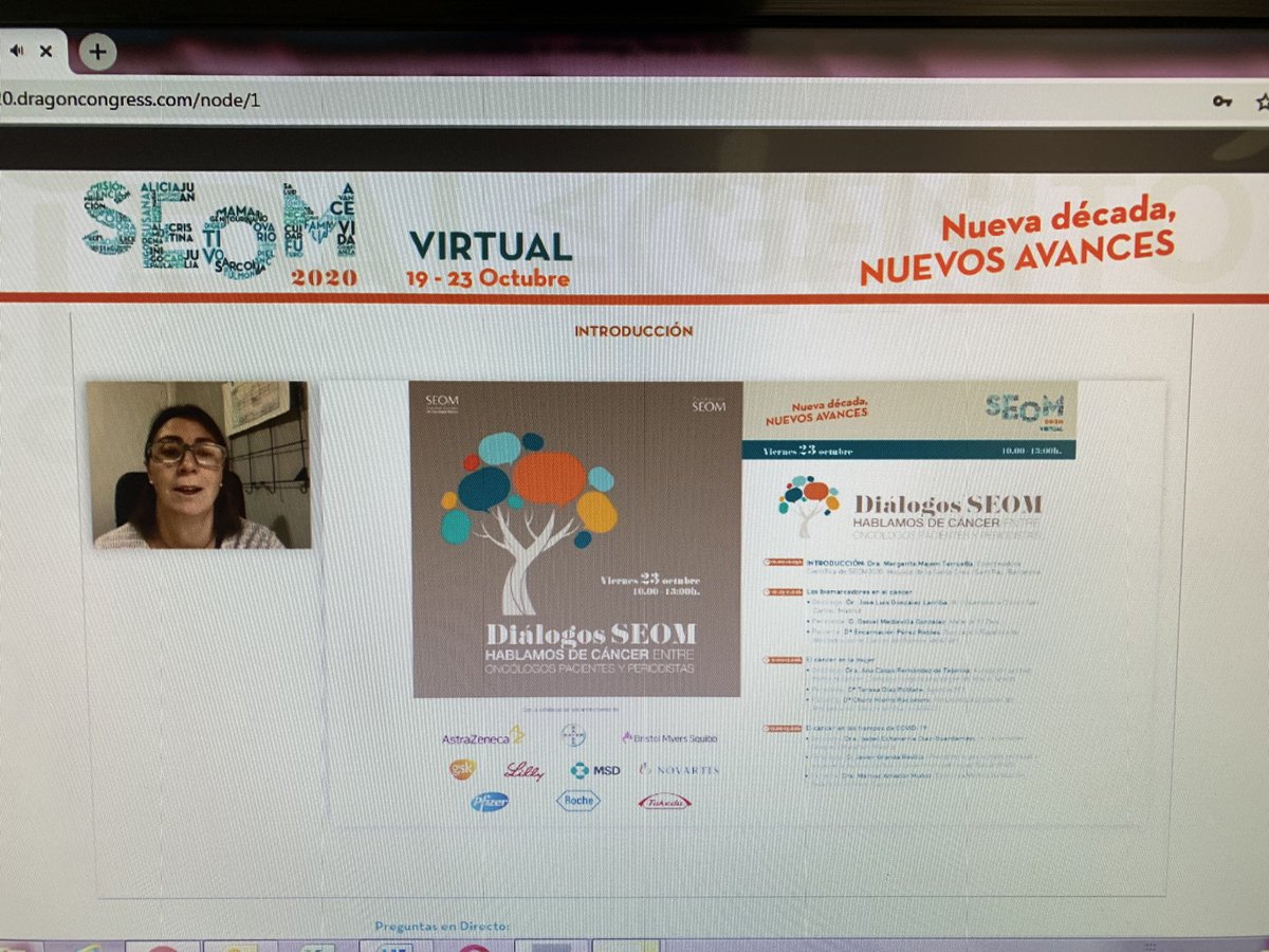 _SEOM's tweet photo. Arrancamos los #DialogosSEOM EN #SEOM20 No te los pierdas Síguelos en directo https://t.co/s8lzZIBmCL
