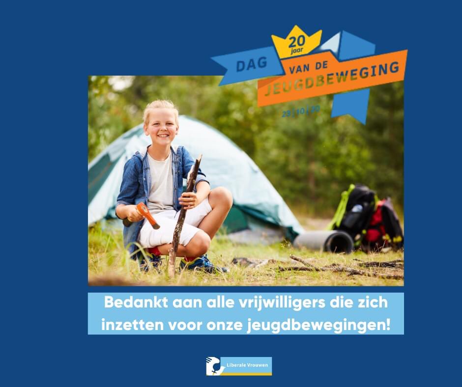 LibellenK's tweet image. 🏕️ Jeugdbeweging = plezier + engagement + zorgen voor elkaar!

➡️ Ook in deze moeilijke tijden willen we onze jeugdbewegingen én hun vrijwilligers bedanken voor hun inzet 💙 #dvdjb