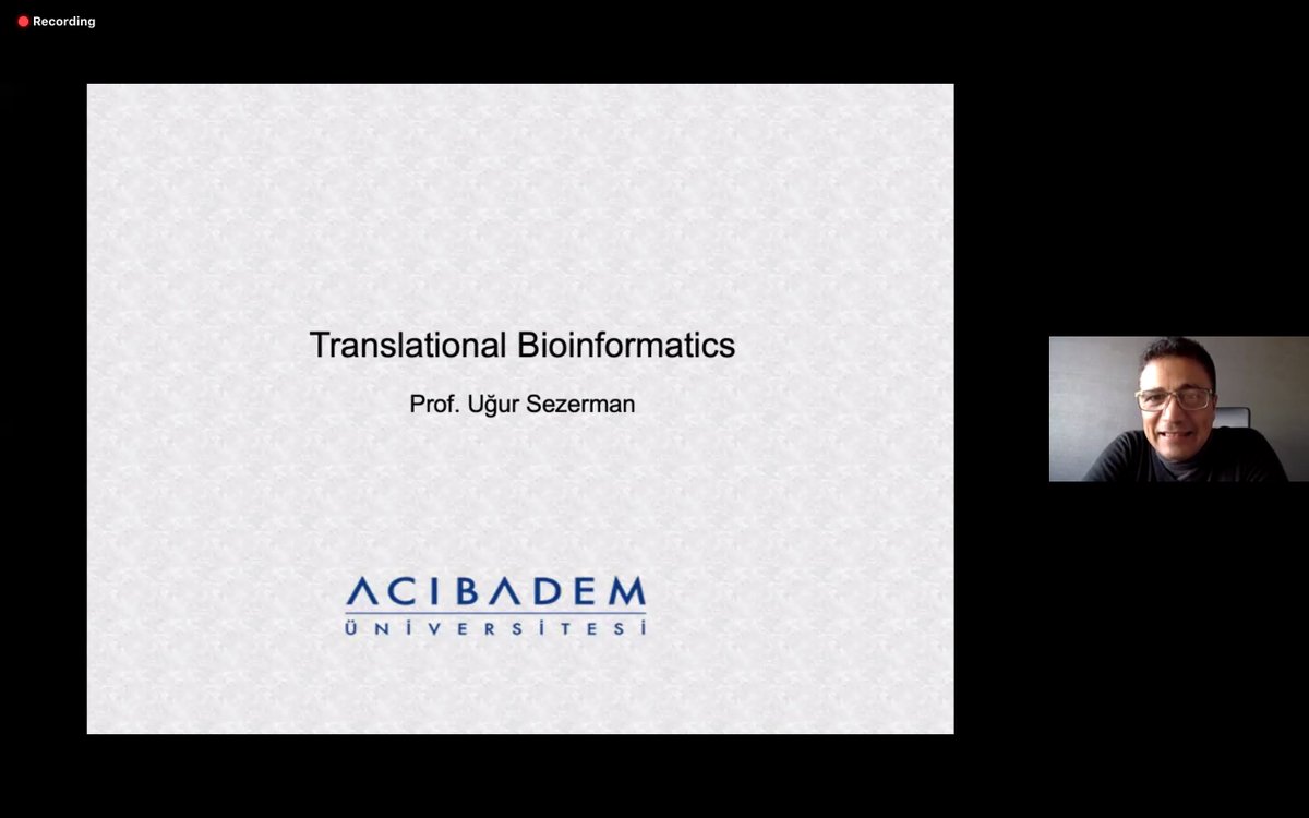 HIBIT2020's tweet photo. The fifth invited speaker of #HIBIT2020 is Ugur Sezerman from @acibademuni. He is presenting her work titled “Translational Bioinformatics”. @sabanciu https://t.co/kkbVuqrTcV