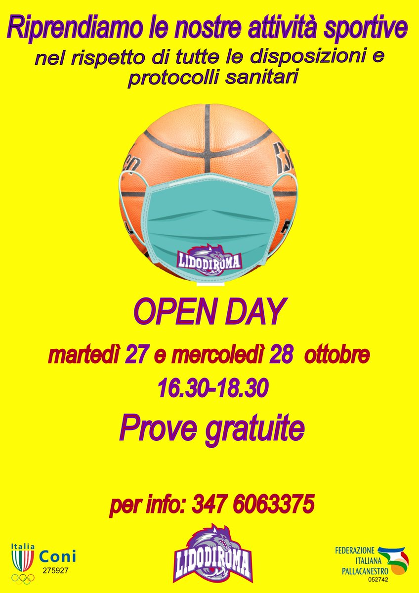 LDRbasket's tweet photo. OPEN DAY 26 e 27 ottobre  - https://t.co/JbV8UKAGEQ - https://t.co/MYnK7nfpbz