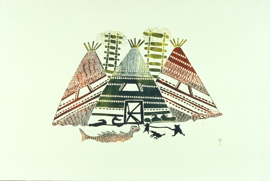 Jackieveky's tweet photo. Pudlo Pudlat III

‘Commotion in Emotion’

• Eagle Carrying Man 
#spookyboo #clawtalon #Skillcrane #Kingwatsiak
  
/\ Tents #tupiit #patternedskin #seafeed #dogpower #divingfin

Untitled- #thecoOperative #felttippen #wheelsonthebus #steadyincline #snowdoor #thepursuitofhappiness https://t.co/Ym5CYKuYLG