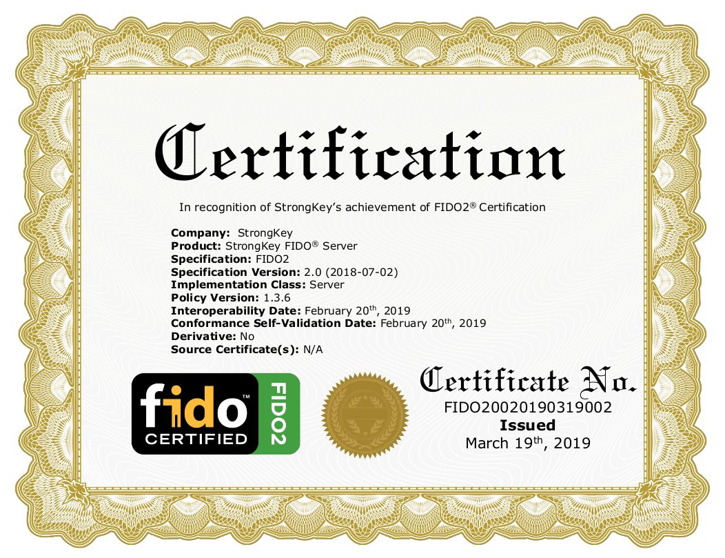 StrongKeyInc's tweet image. Don&apos;t be fooled by products claiming to be &quot;FIDO compliant&quot; or &quot;FIDO compatible.&quot; #FIDOCertified (TM) solutions are strictly vetted by the #FIDOAlliance.

StrongKey boasts the ONLY open-source FIDO2 Certified(TM) Server.
#makebreachesirrelevant #notmydog

hubs.ly/H0yp5Ys0