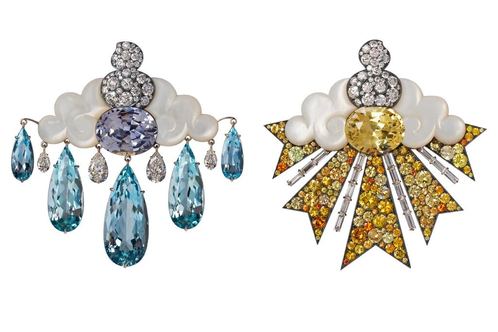 Just found, from David Michael, will fight you all to the death for them. Earrings, not brooches.