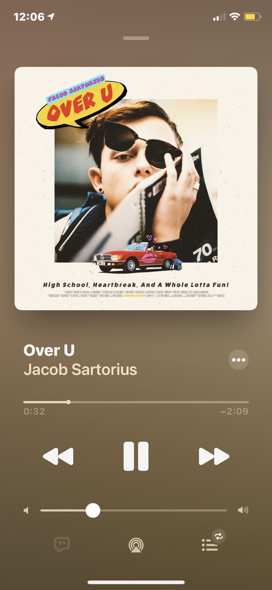 hollyhamiltonn_'s tweet photo. this song is such a vibe !!! @jacobsartorius #OverU https://t.co/28PGGLGOsa