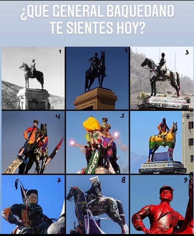 jvalenzenlared's tweet photo. @joseantoniokast Carabineros, PDI, FF.AA manchados con la sangre del pueblo ¿y ustedes preocupados por las manchas de su estatua? https://t.co/0jyvxrT3LU
