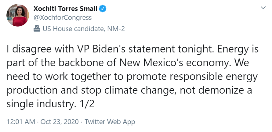 TrumpWarRoom's tweet photo. Democrat candidates are running away from Joe Biden's plan to kill American oil jobs. https://t.co/8ZUh08p3u0