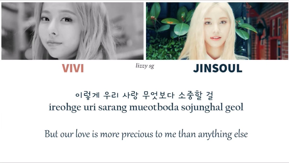 Now think this line here is very ironic cuz I think this is where jinsouls entire demeanor changes. She notices Vivi becoming interested in Yves and the next line shows she cherishes their love. But now shes envious of Yves. and now jinsouls heart been broke too many times