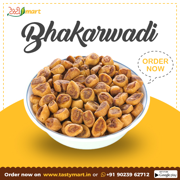 Munch on this sweet and spicy delight 'Bhakharwadi'. Order now on Tastymart 👇

Website:bit.ly/tastymartweb

For offline order (whatsapp): bit.ly/30T1aCS

#gujaratinasto #traditionalsnack #bhakharwadi #namkeen #farsan #teatimesnacks #tastymart_food