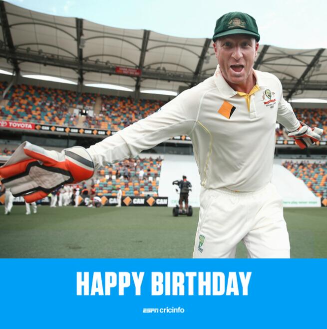 Happy birthday to World Cup winner and former  wicketkeeper-batsman Brad Haddin!  