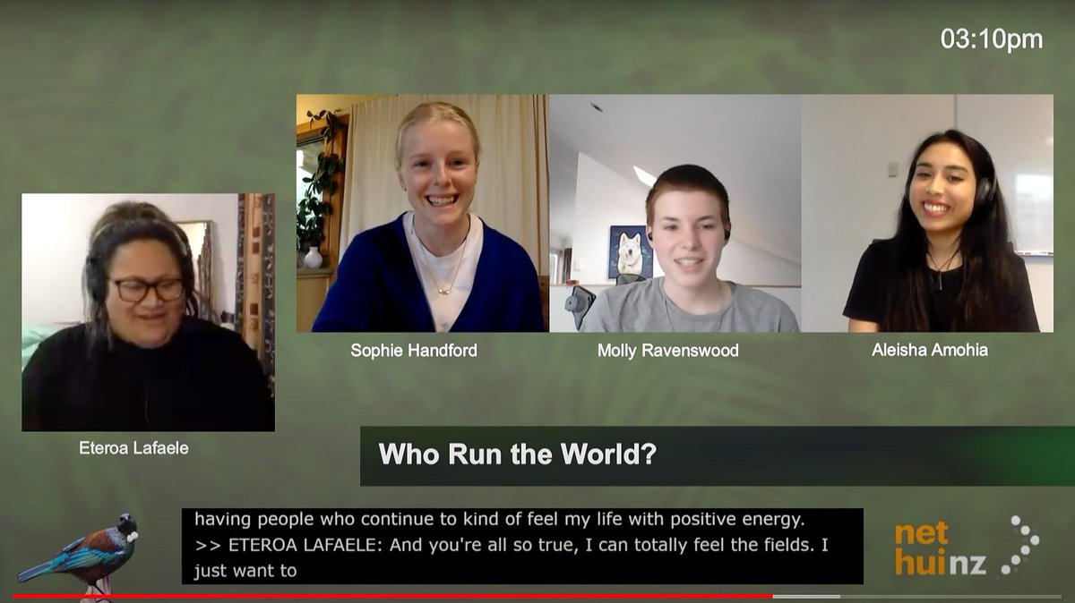 DevAcademyNZ's tweet image. Last week Dev Academy alumna Eteroa Lafaele facilitated the &quot;Who run the world?&quot; panel at NetHui. It brought together the voices of some of Aotearoa’s rising wāhine who are harnessing the power of the Internet.

Catch up here 👉 bit.ly/NetHui2020

#NetHui @InternetNZ