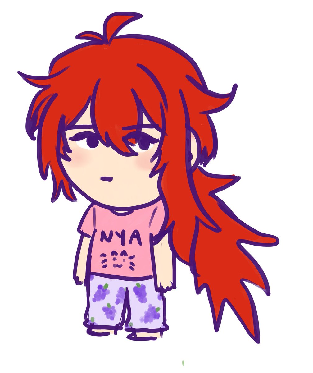 bunniori's tweet photo. was doing an actual drawing but i got annoyed with it and this happened https://t.co/o4kS3cTRQC