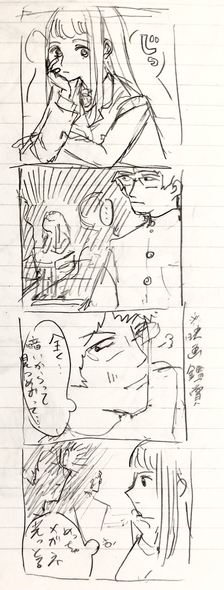 去年講義中に描いた(描くな)落書きがあった 