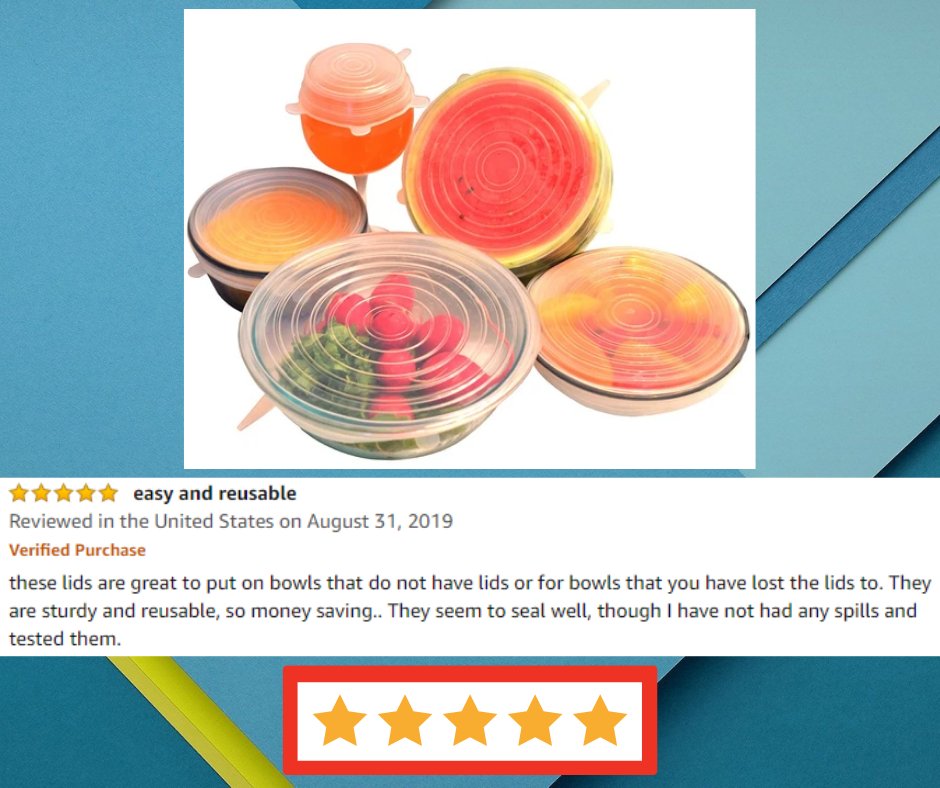 #FeatureFriday - ITPC doesn't only sell silicone bags and cups. We also offer #siliconestretchlids perfect for those containers without covers.  No spills guaranteed! Just check out this review from one of our customers. ;) Go to itpcinc.com for more details.