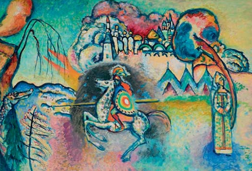 In cuore abbiamo tutti un cavaliere pieno di coraggio, sempre pronto a rimettersi in viaggio
#GianniRodari 

🖼️Kandinskij