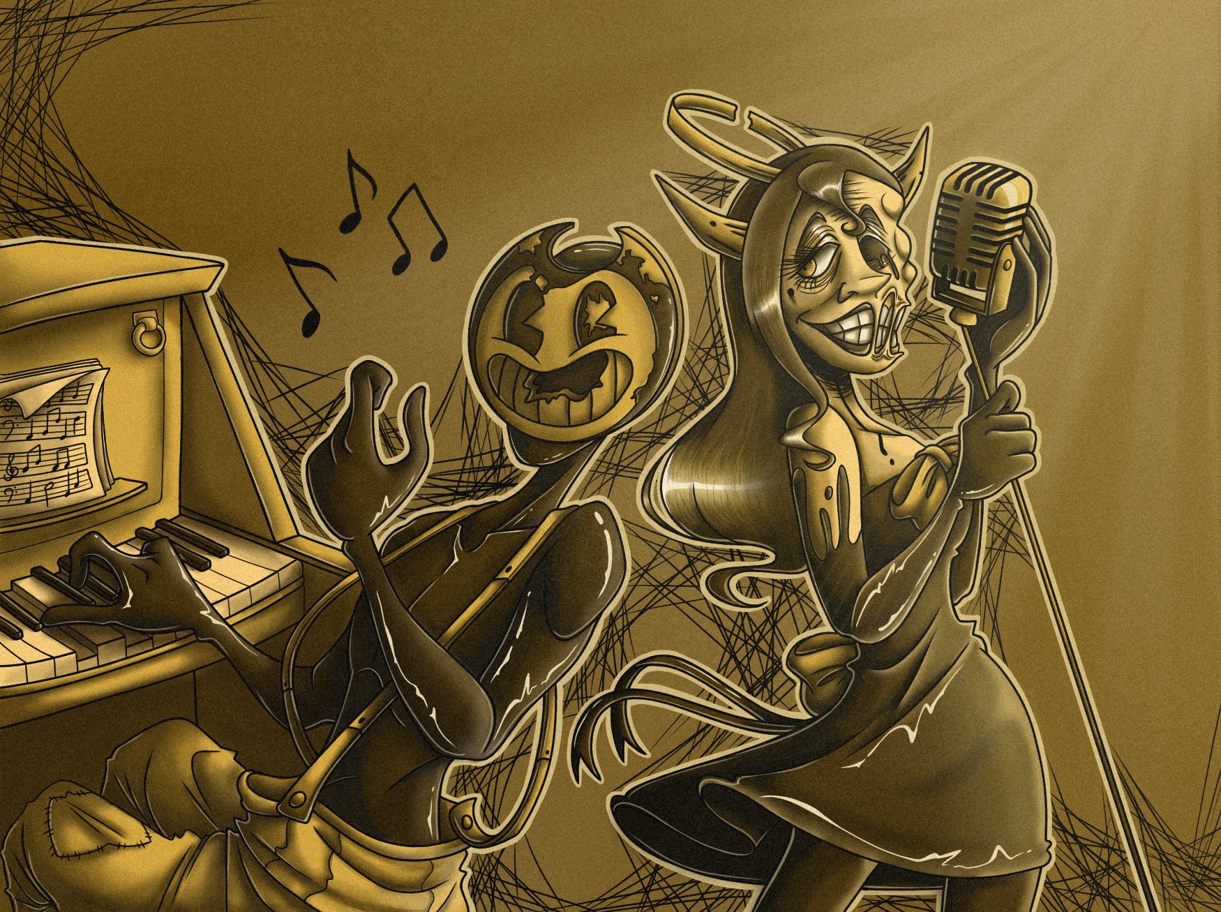 Bendy and the Ink Machine rule34 БЕНДИ