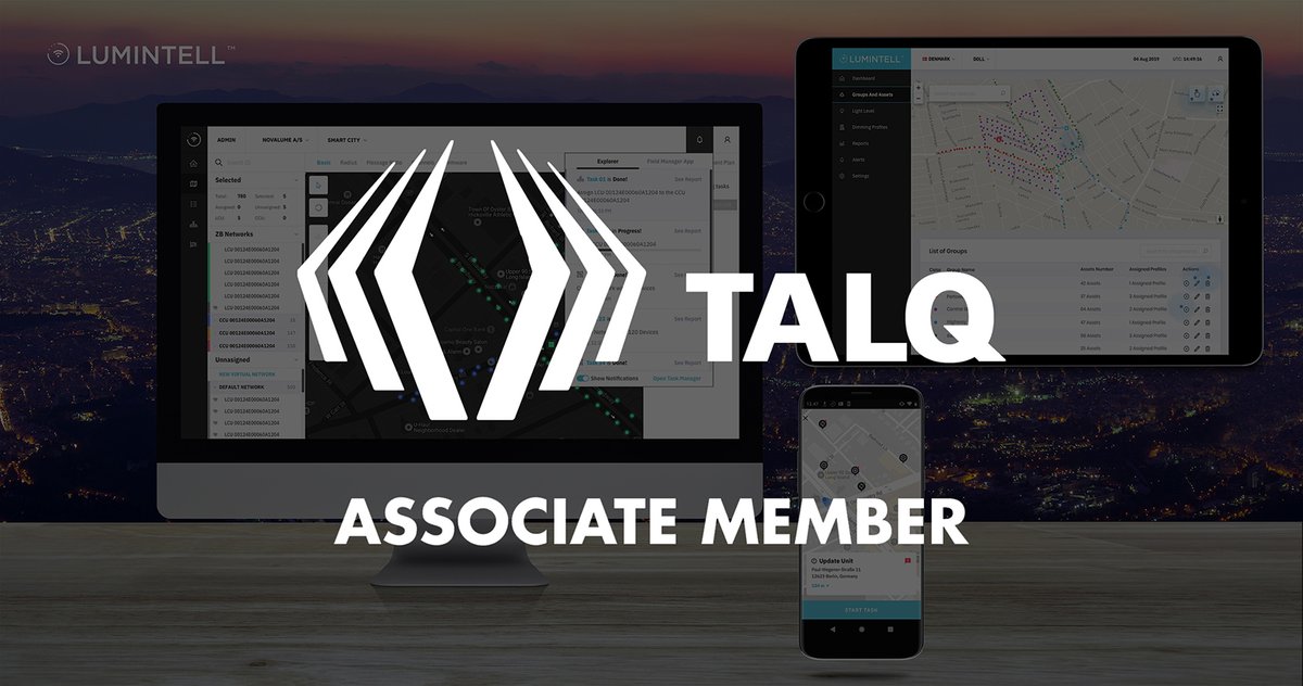 NOVALUME_dk's tweet photo. Novalume joins TALQ Consortium as an Associate Member to support interoperability and open integration of street lighting networks with Lumintell™. Read more here: https://t.co/39dff9LDre https://t.co/NyhQ0wamox