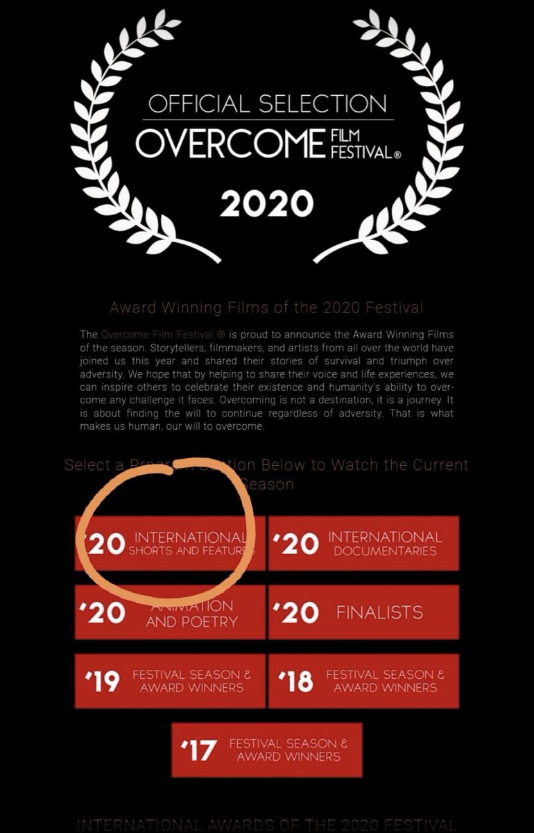 This is lovely! Thanks very much <a href="/OvercomeFest/">OvercomeFilmFestival</a> 
Well done all! Written by <a href="/RealGaryWebster/">Gary Webster</a> <a href="/Senar1/">Sen Monro</a> Fab cas@NoeleenComiskey <a href="/cassandrafrench/">Cassandra actress</a> 
#Filmthatmatters 
#True story #Hope 
To view film see link 

overcomefilmfestival.modifiergroup.com
Password filmfest2020