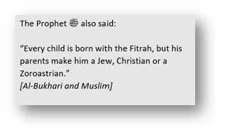 Find it important to mention that no one is born with an ideologyIn fact, when a child is born, irrespective of which house and to what kind of parents (atheists, non-believers, polytheists, Hindus etc.) they are not disadvantaged by birth. 6/n