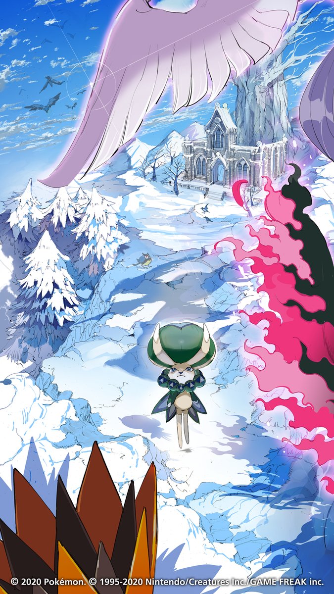 ポケモン情報局 公式 冠の雪原 配信されました 総勢10名のイラストレーターさんに描いていただいた 伝説のポケモン壁紙 企画も今回がラストです 皆さんも ポケモン剣盾 で バドレックス や新たに登場した伝説のポケモンたちを探して