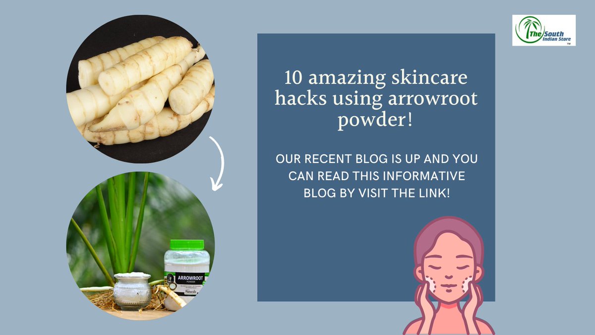 SouthIndianStore.com

Now you can read our blog and also purchase authentic arrowroot powder from our store. Check out this link!

southindianstore.com/arrowroot-powd…

#foodblog #skincarehacks #healthyfood #arrowrootpowder #arrowrootbenefits #dailyhacks #foodhacks