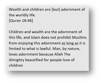 Preservation of progeny is one of the objectives of life, and it is something that one is allowed to cherish and relish 14/nThere are many more references on lineage but this should have cleared the importance and stress given in Islam on lineage 14/n