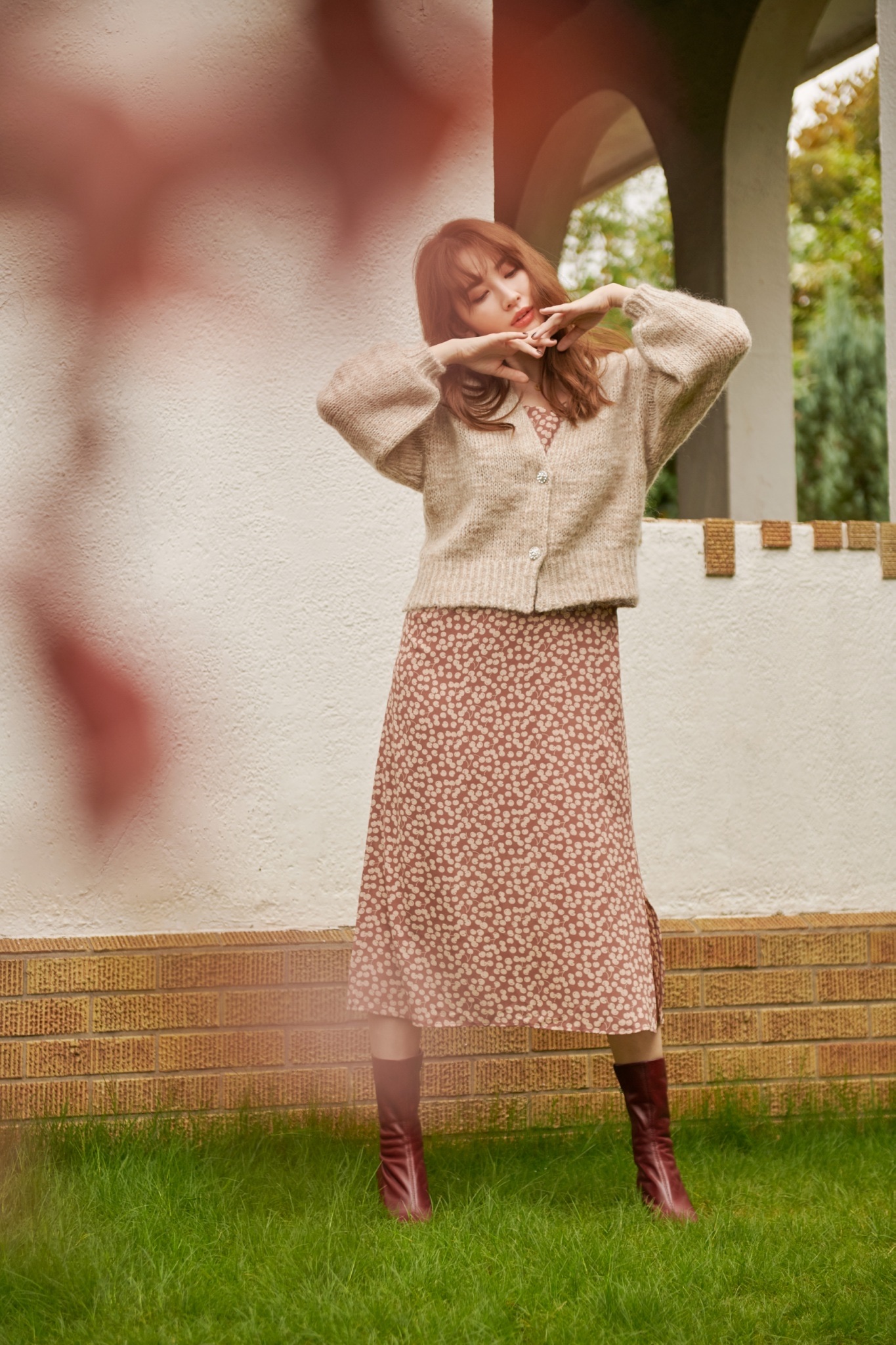 Mohair-blend Knit Pullover herlipto - ニット/セーター