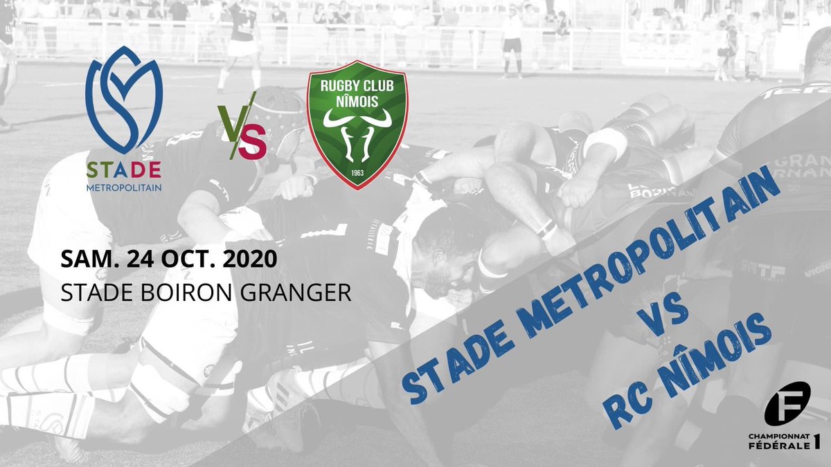 JuSports30's tweet photo. L’ADVERSAIRE DUWEEK-END Le @RCNimois s’attaque au leader le Stade Métropolitain, 1er avec 16 pts, 12 essais marqués, 9 encaissés, 3 victoires face à Maçon, Nuit Saint Georges et Drancy, 1 nul face à Rumilly et 1 défaite, le week-end dernier face à Bedarrides. #PartenariatRCNJS30 https://t.co/6JxfgssfS2
