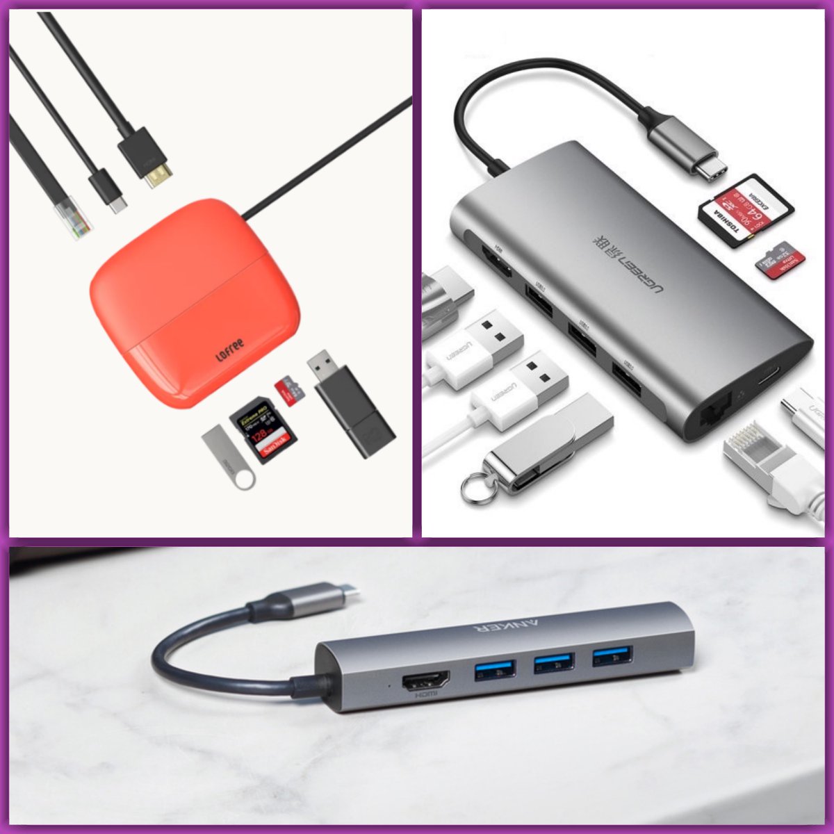 MacCafevn's tweet image. Bác nào chưa có thì sắm lấy 1 bộ, phòng khi cần thiết lại không có mà xài

- Hub Anker 5in1 HDMI : 790.000đ
- Hub Lofree 7in1 HDMI : 1.190.000đ
- Hub Ugreen 8in1 HDMI : 1.500.000đ

Tham khảo thêm tại: bit.ly/congchuyentypec

#MacCafe #HubTypeC #Macbook #Apple