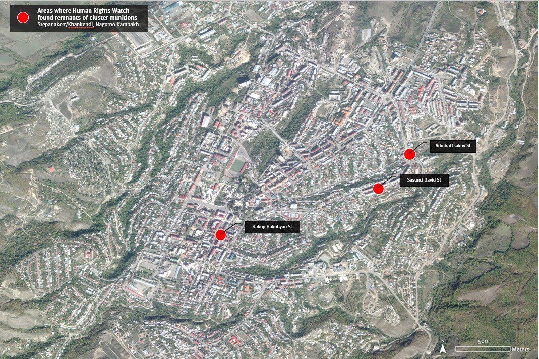 Thread:  @HRW documented four separate incidents of  #Azerbaijan's use of cluster munitions during the on-site investigation, which showed flagrant disregard for the safety of civilians. The use of cluster munitions should cease immediately  https://www.hrw.org/news/2020/10/23/azerbaijan-cluster-munitions-used-nagorno-karabakh