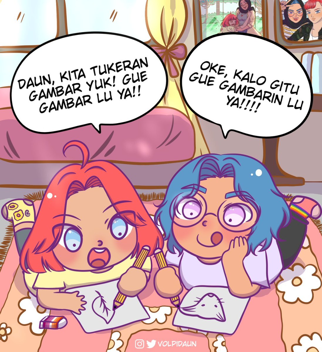 Uzivatel Pasangan Pelangi Na Twitteru Jadi Volpi Ada Ide Buat Tukeran Gambar Volpi Gambar Daun Dan Daun Gambar Volpi Style Bebas Dan Niatnya Mau Dijadiin Wallpaper Hp Aaaaaaa Nggak Sabaaaarrr Https T Co Ibbziw3gzu