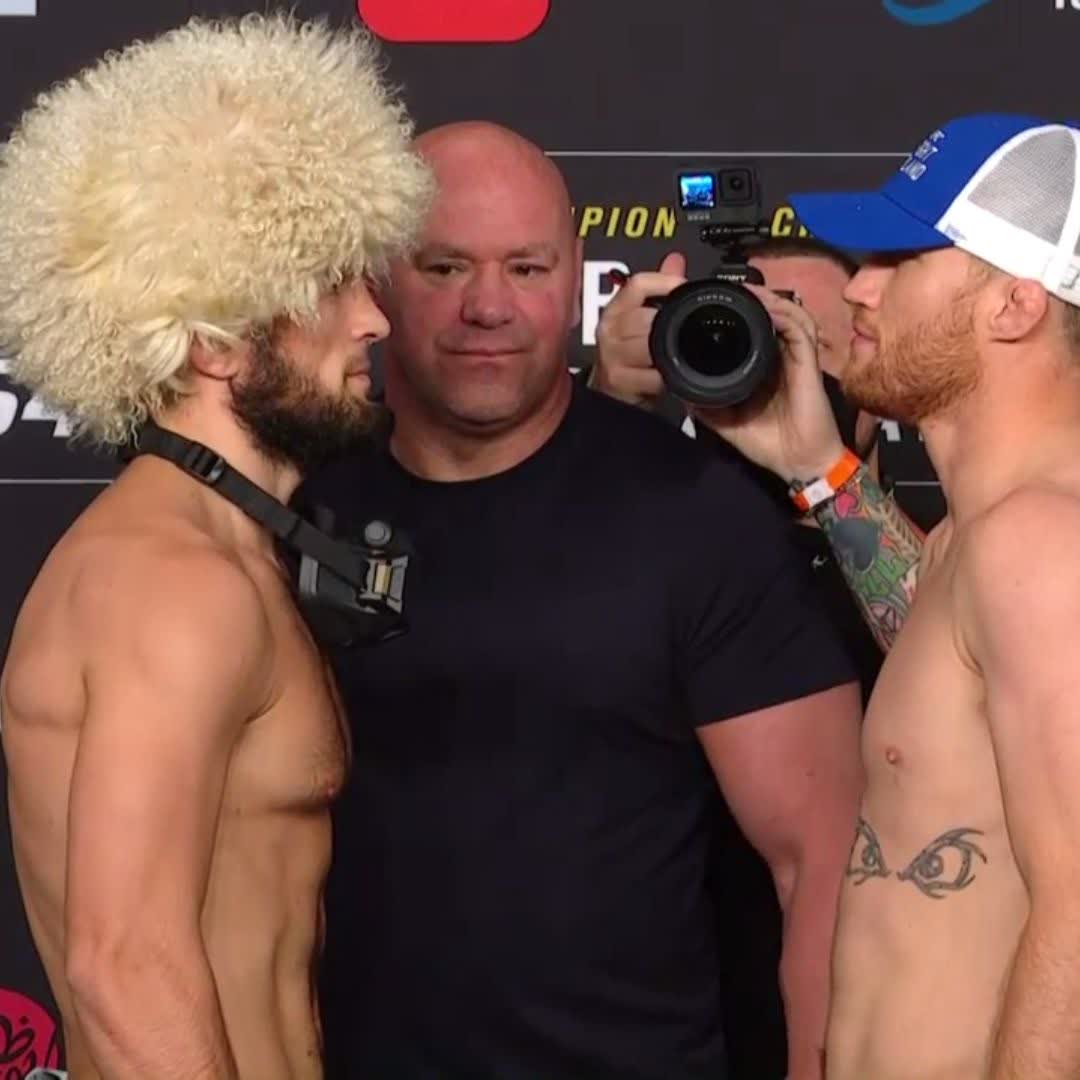 Khabib vs Gaethje