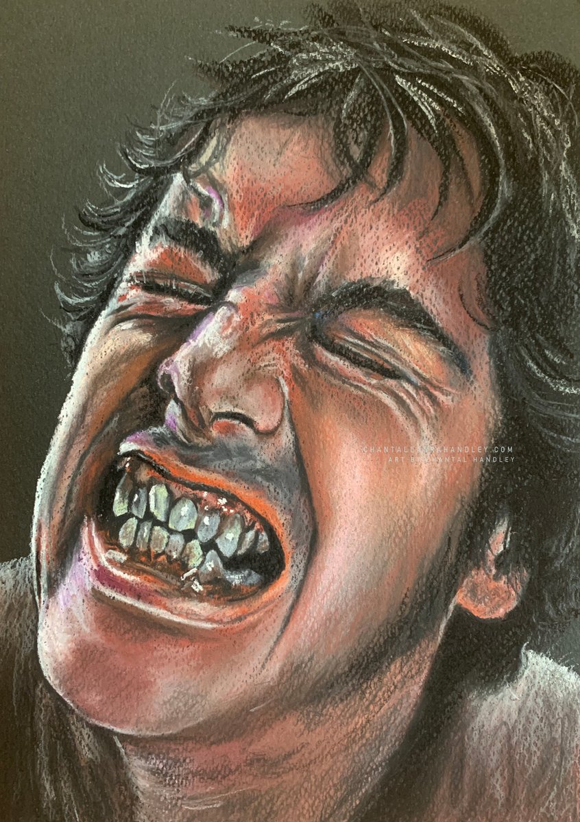 ChantalHandley's tweet image. Day 22 of #31DaysofHalloween! David Kessler - An American Werewolf in London (1981) Hand drawn pastel artwork. chantallaurahandley.com @AAWILMovie
@DavidWNaughton @TheRickBaker
#DavidKessler #americanwerewolfinlondon #Halloween #Horror #Art #werewolf #BewaretheMoon