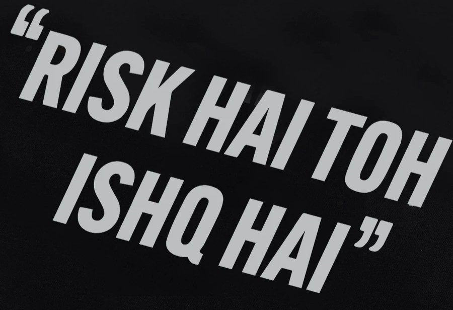 "RISK he toh ISHQ he"
"FAIL he toh PASS he"
"BADHNA he toh KARNA he"
"GATI he toh PRAGATI he"
"MANJIL he toh HAASIL he"
Not just a #Dialogue. Its a spirit that sets you on fires, an affirmation that never let's you down.
#finance #Trending #StartUp https://t.co/d5Imf56Xjw