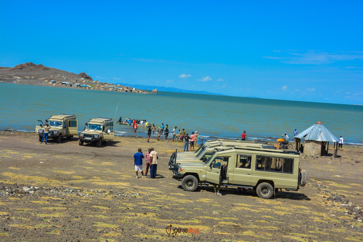 And voilà, Lake Turkana!On the other end is Elmolo community. This is a community that would appreciate donations of any kind. We had something and so we had to cross over.. @STTAKenya