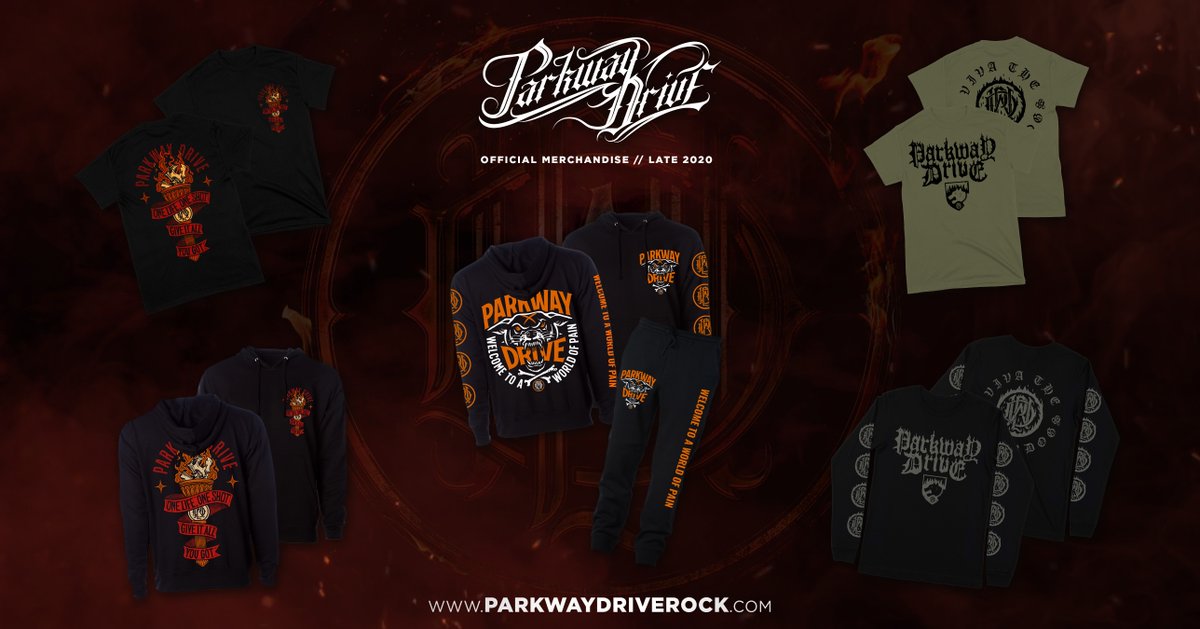 Parkway Drive Just Launched A Brand New Collection Of Merchandise Visit The Link Here Below To Shop The Latest And Greatest T Co Jh3ialkiny T Co A8ai26jx1e