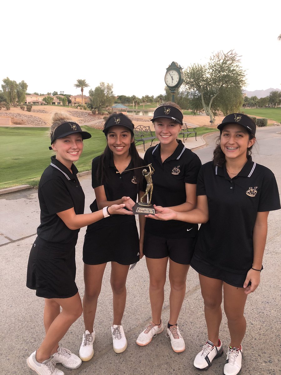 2020 AFUHS District team champions!  #1Verrado #ladyvipersgolf