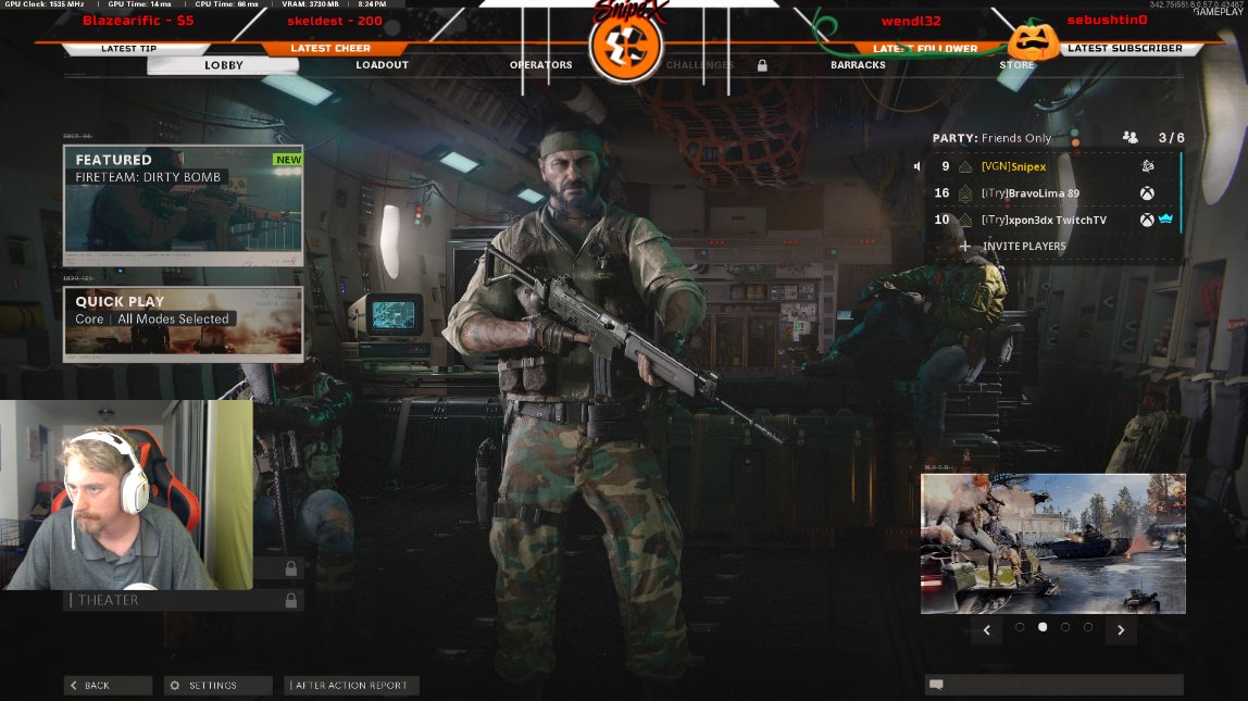 xxSnip3xx's tweet image. Live now playing some #CallOfDutyBlackOpsColdWar  with these awesome  come hang out with us twitch.tv/TheRealSnipex